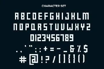 FEATURISTIC FONT