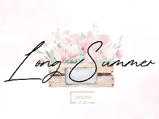 Gardenia Summer Signature Font