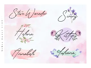 Gardenia Summer Signature Font