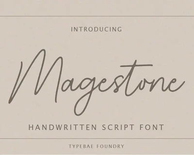 Magestone Handwritten Script Font