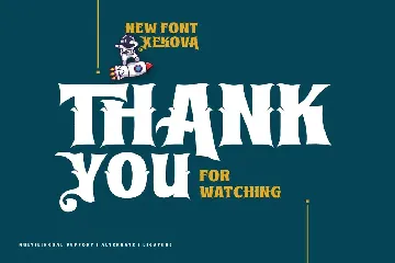 Xekova â€“ Display Hero Font