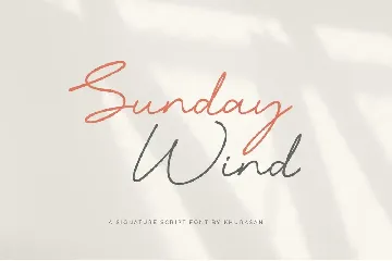Sunday Wind font