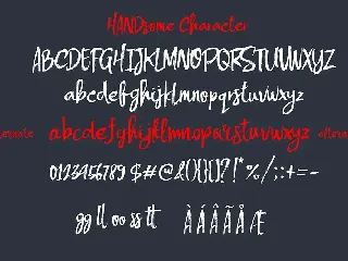 Handsome Brush Font