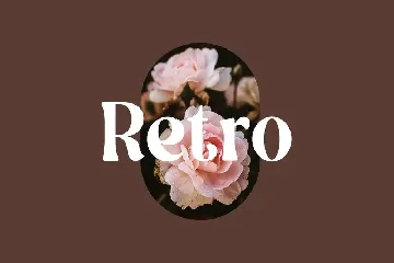 RETROACTIVE Modern Retro Serif Font