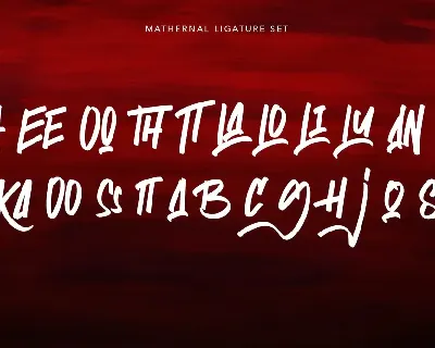 Mathernal Street Calligraphic Font