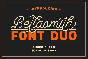 Bellasmith font