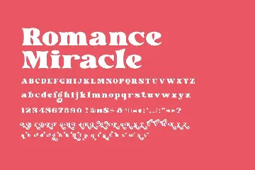 Romance Miracle font