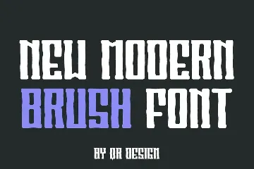 Belang Keslomot Brush font