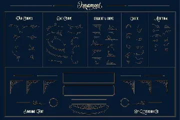 Sunshine Script & Ornaments font