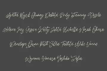 Angellica Signature Script Font