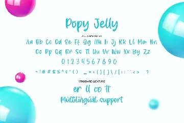 Popy Jelly font