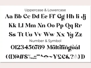 Modern Negra - Social Media Font