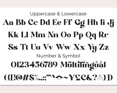 Modern Negra - Social Media Font