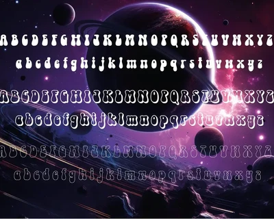 Cosmic Hippie - Groovy Font