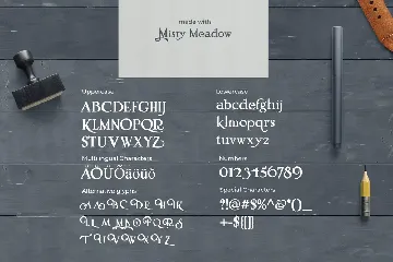 Misty Meadow - Mysterious Serif Font