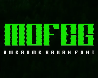 MOFEG font