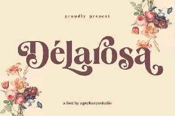 Delarosa - A Decorative Serif font