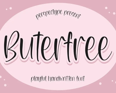 Buterfree Playful Handwritten Font