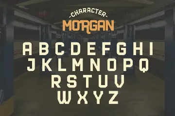 Industrial Font - Morgan