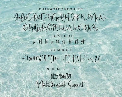Blue Lagoon font