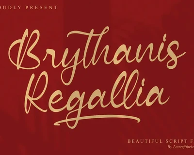 Brythanis Regallia Script Font