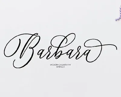 Barbara Script font