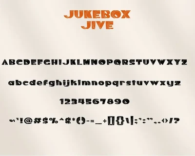 Jukebox Jive - Playful Typeface font