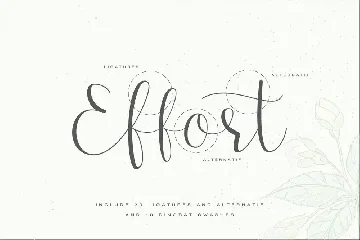 Effort - Luxury Font