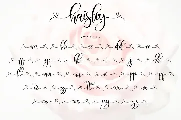 Haisley - Lovely Script Font