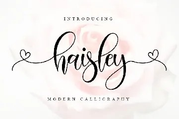 Haisley - Lovely Script Font