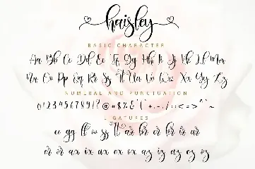 Haisley - Lovely Script Font