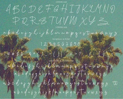 Senisti Signature font