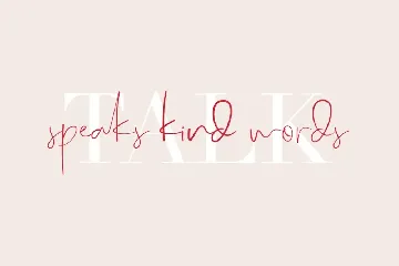 Real Kindly -  Elegant Font