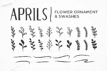 Aprils and Extras -  Logo Font