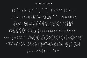 Jetha Crimson Signature Brush Font Typeface