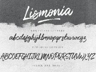 Lismonia font