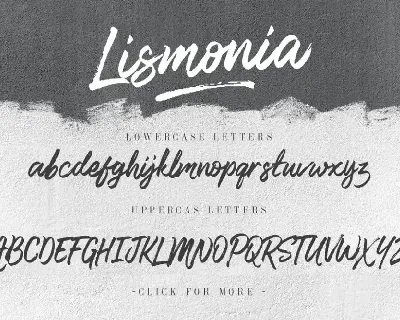 Lismonia font