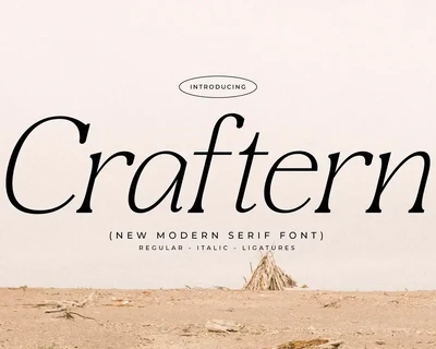 Craftern New Modern Serif Font