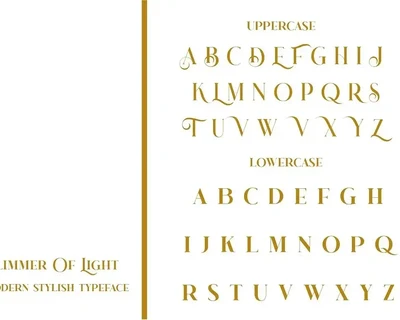 Glimmer Of Light font