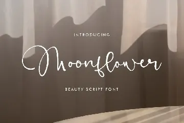 Moonflower Script Font