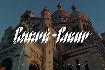 Blackburn - Modern Blackletter Font