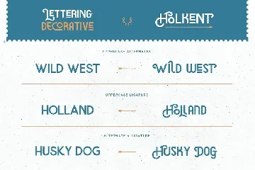 Holkent Font