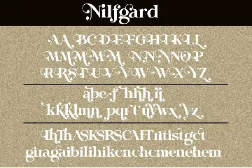 Nilfgard font