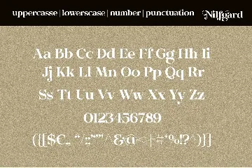 Nilfgard font