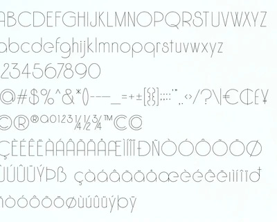 Sunday Shine - Thin font