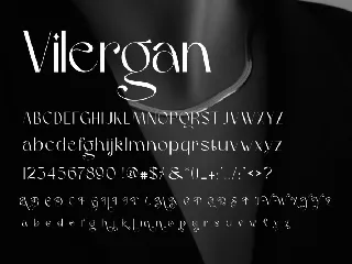 Vilergan Serif Font