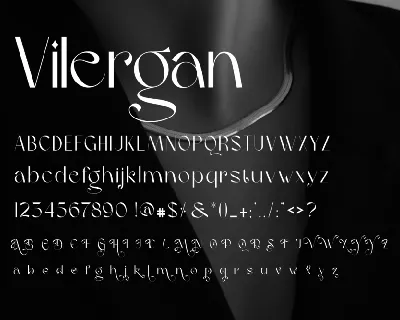 Vilergan Serif Font