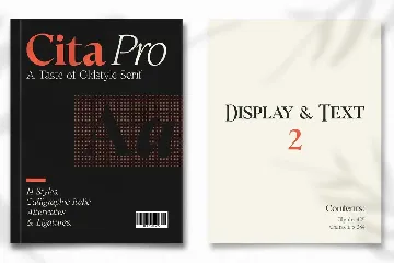 Cita Pro font