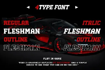 Fastrun - A Sport Display Font