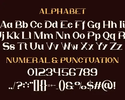 Dagon Scale Font